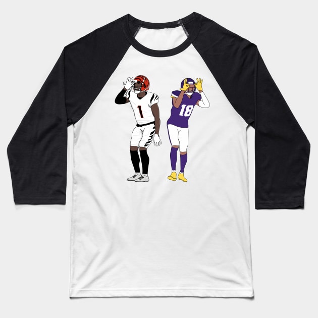 the best griddy duo Baseball T-Shirt by rsclvisual